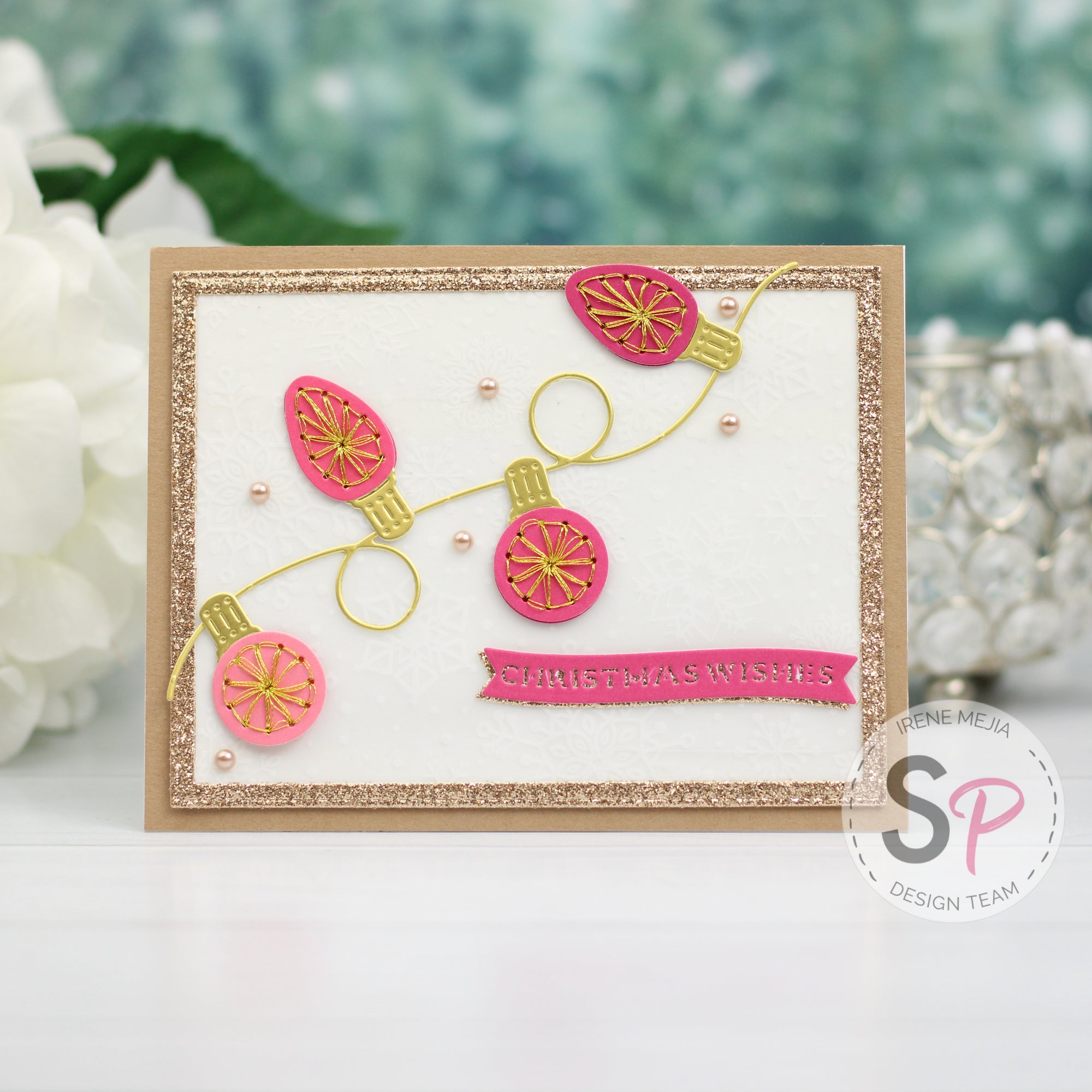 Spellbinders Stitched Bright | Stitched String Lights