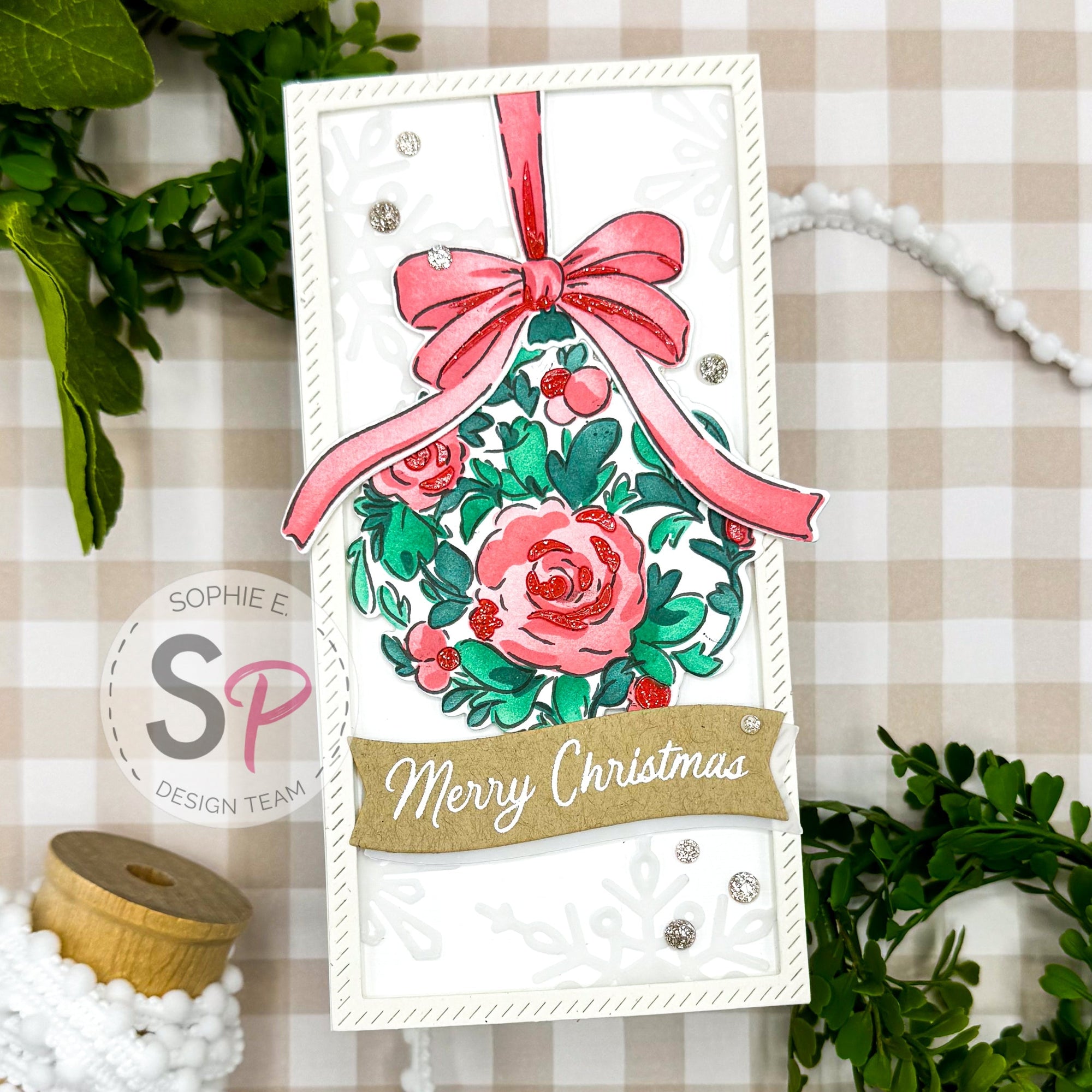 Pinkfresh Studio Floral Bauble Stamps, Dies, & Stencils