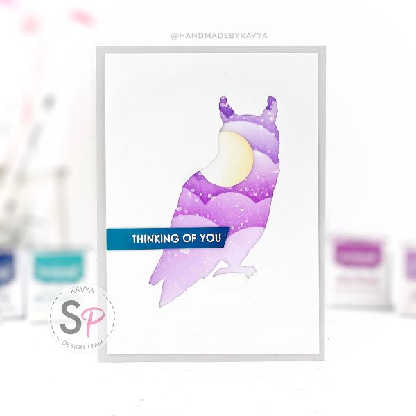 Fun CAS Masculine card Ft Honey Bee Stamps Lovely Layers - Owl