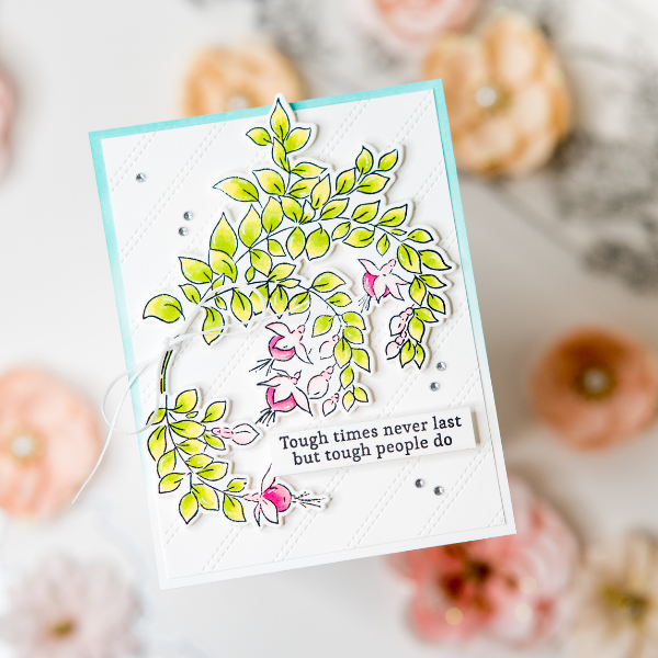 Pinkfresh Studio Fuchsias Card by Leica