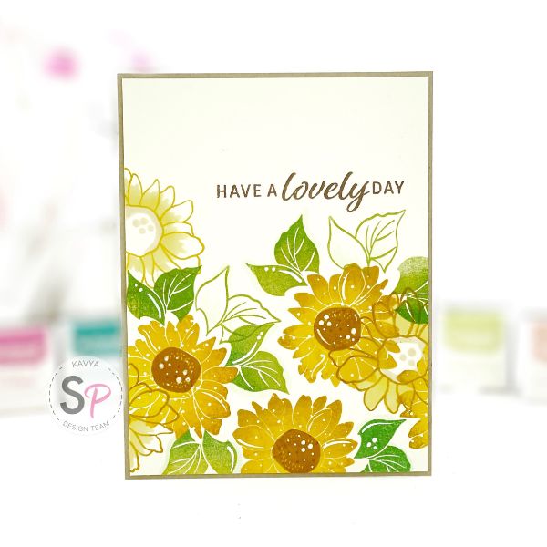 Lovely Sunflower Days ft Gina K Designs