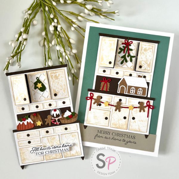 Honey Bee Stamps | Lovely Layers: Hoosier Cabinet & Holiday Add-on Dies | Cardmaking Tutorial