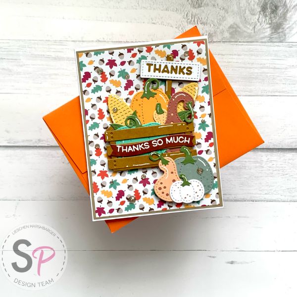 Lawn Fawn Stitched Gourds and Pumpkins