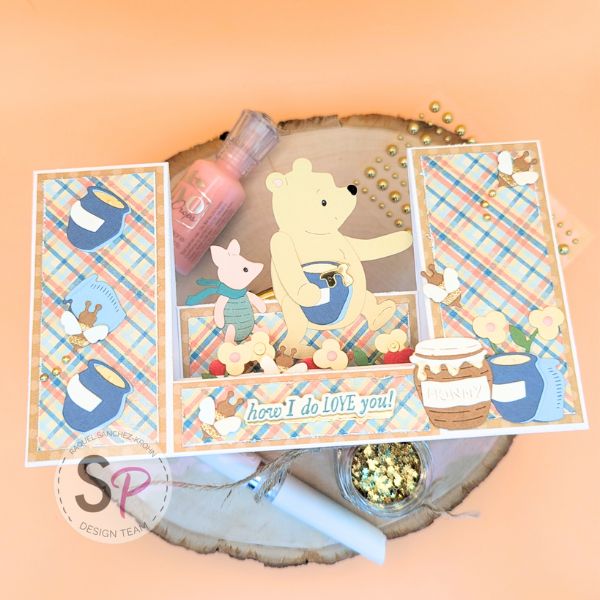 Spellbinders | Gatefold Card with Classic Pooh and Piglet