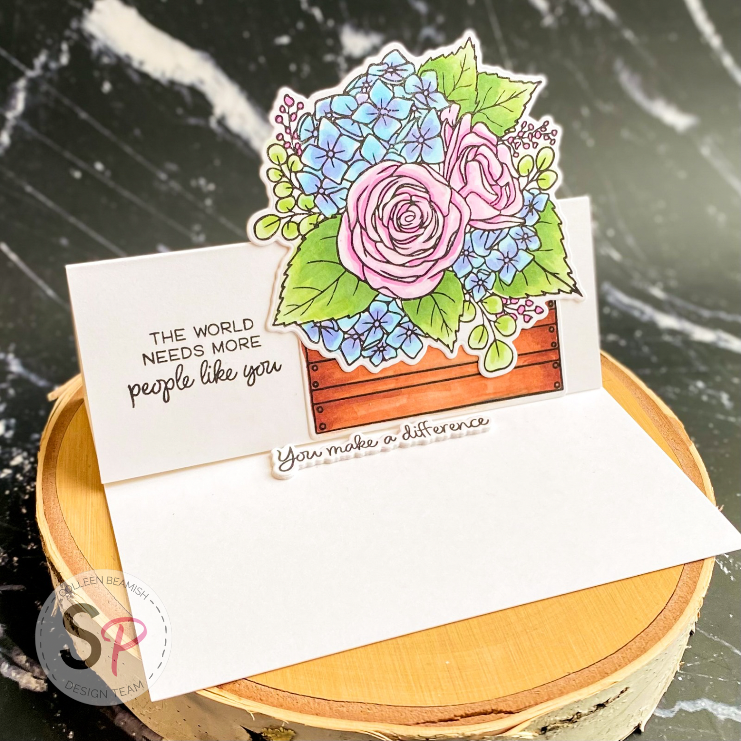 Honey Bee Stamps | Nancy’s Lilac Bouquet