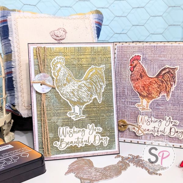 Masculine Card with Spellbinders BetterPress Feathered Friends