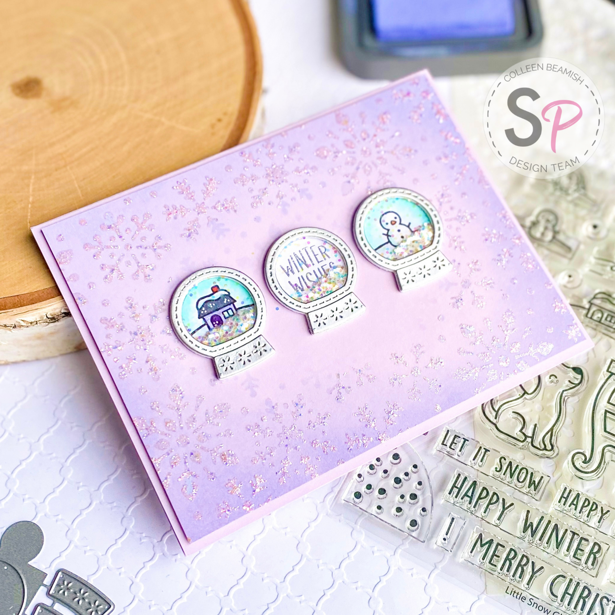 Lawn Fawn Little Snow Globe: Dog