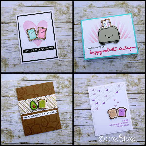 Valentine's Day Cards: One Stamp Set, Four Ways