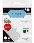 3L - Scrapbook Adhesives - 3D Foam Circles - White - Mix-ScrapbookPal