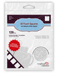 3L - Scrapbook Adhesives - 3D Foam Squares - White-ScrapbookPal