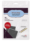 3L - Scrapbook Adhesives - 3D Foam Strips - Black - Small-ScrapbookPal