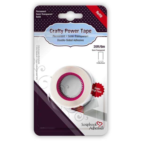3L - Scrapbook Adhesives - Crafty Power Tape - Refill, 20'-ScrapbookPal