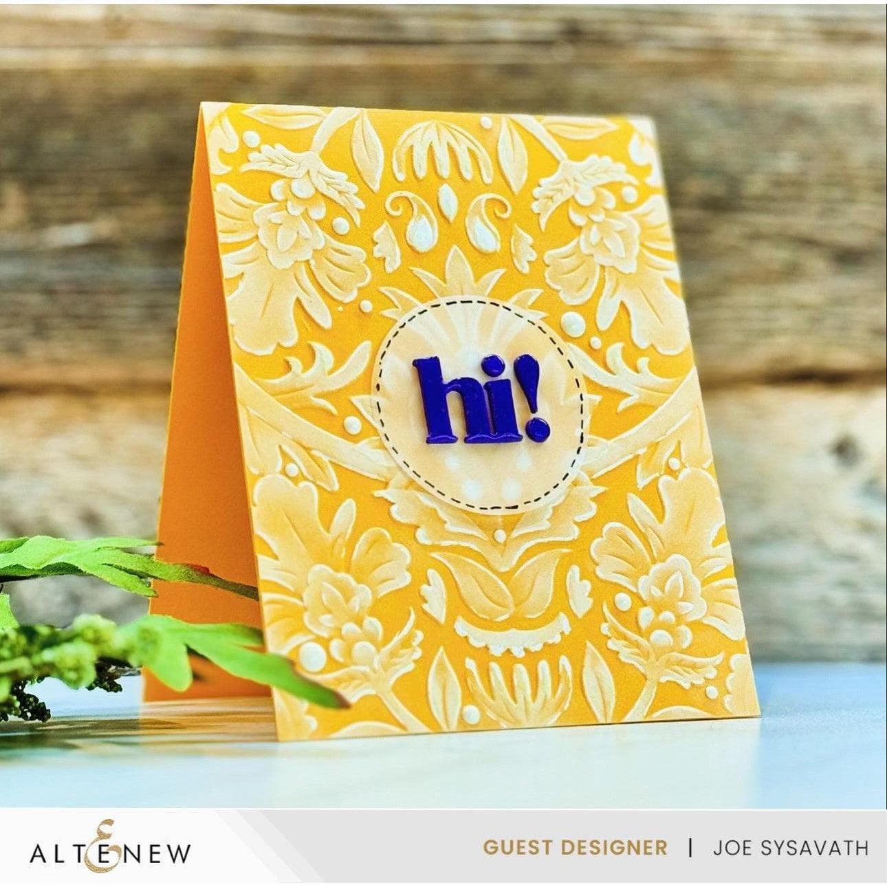 Altenew - 3D Embossing Folder - Blooming Motifs-ScrapbookPal