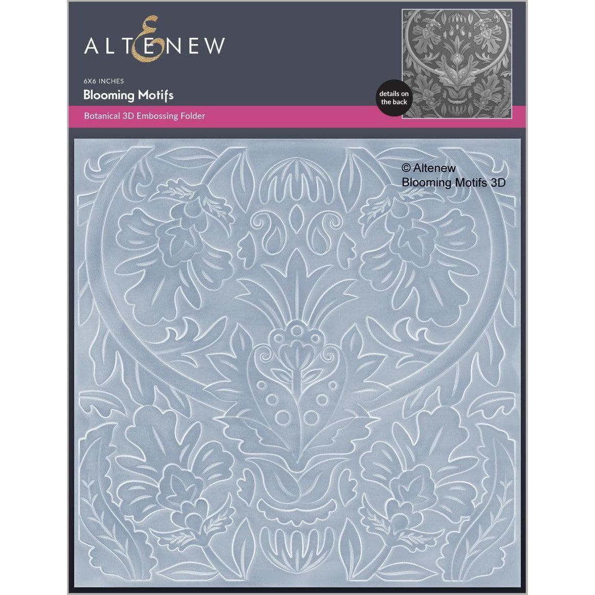 Altenew - 3D Embossing Folder - Blooming Motifs-ScrapbookPal