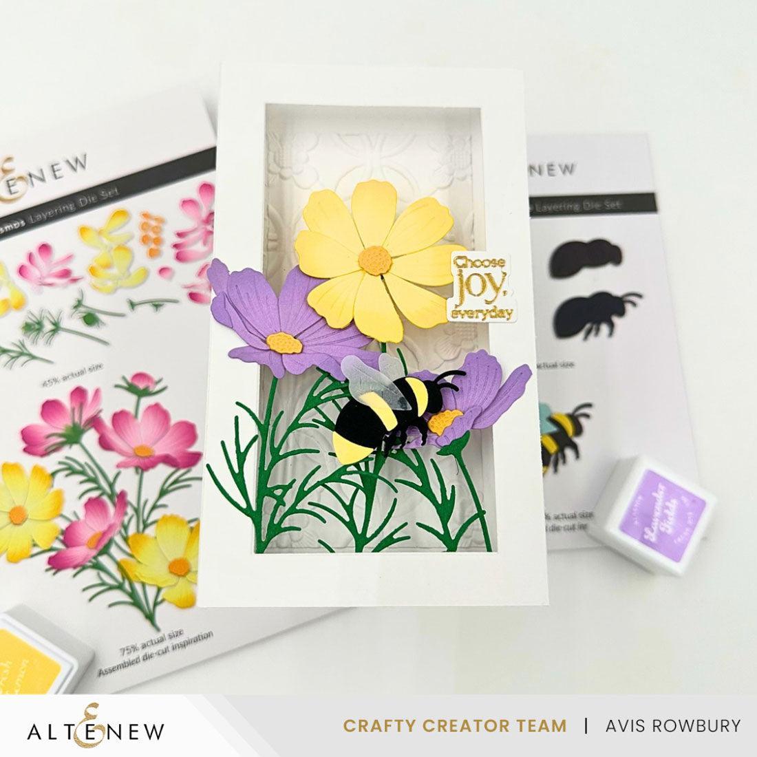 Altenew - 3D Embossing Folder - Botanical Rails-ScrapbookPal