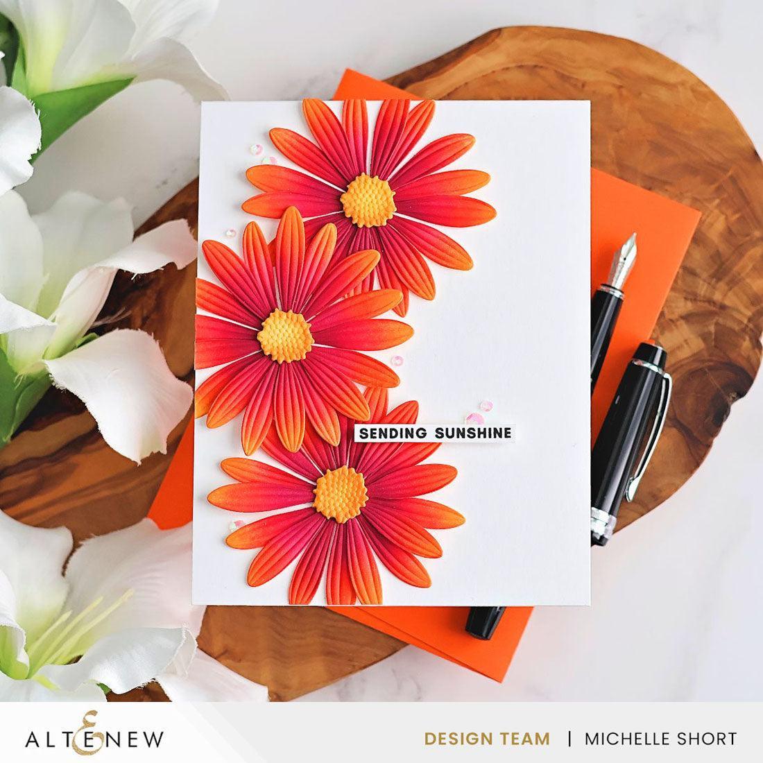 Altenew - 3D Embossing Folder &amp; Dies - Lush Botanicals: African Daisy-ScrapbookPal