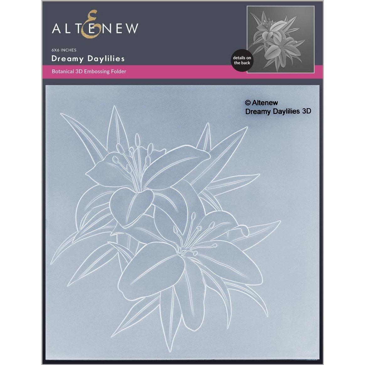 Altenew - 3D Embossing Folder - Dreamy Daylilies-ScrapbookPal