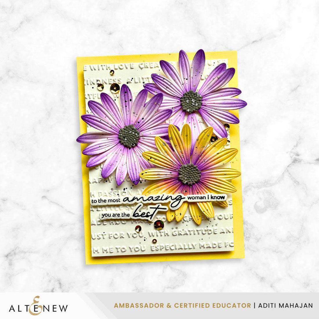 Altenew - 3D Embossing Folder - Handmade Happiness-ScrapbookPal