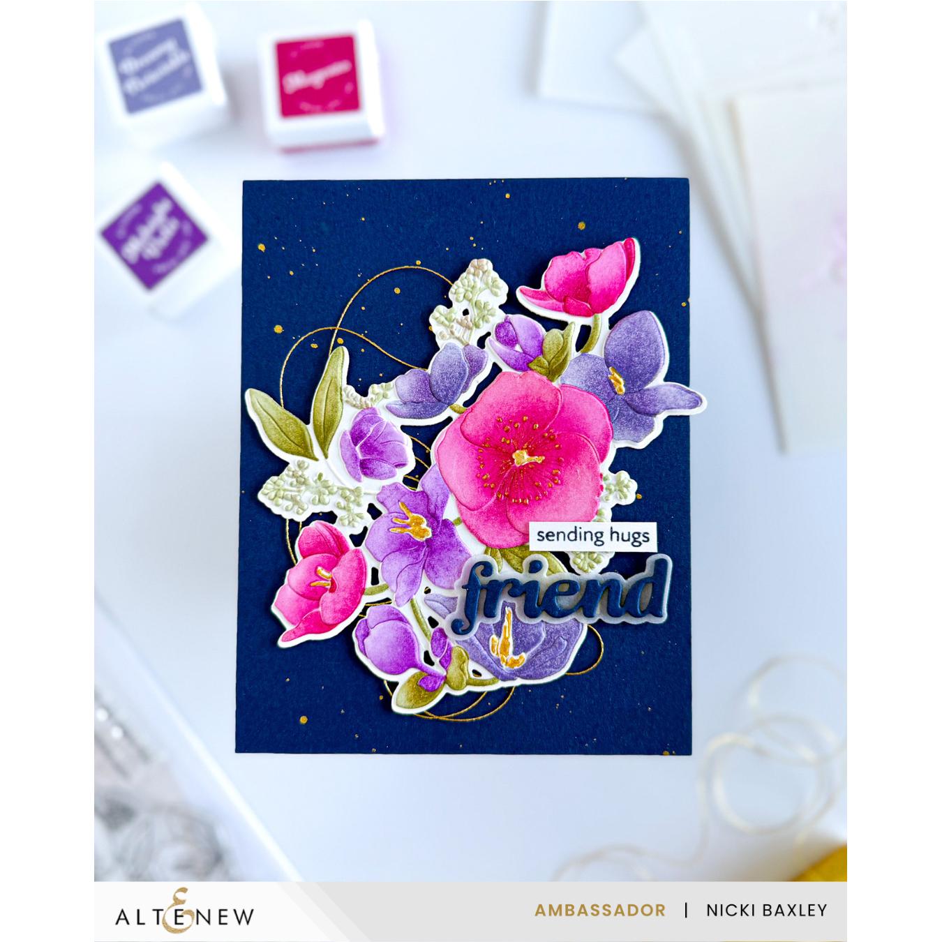 Altenew - 3D Embossing Folder - Hellebore Haven-ScrapbookPal