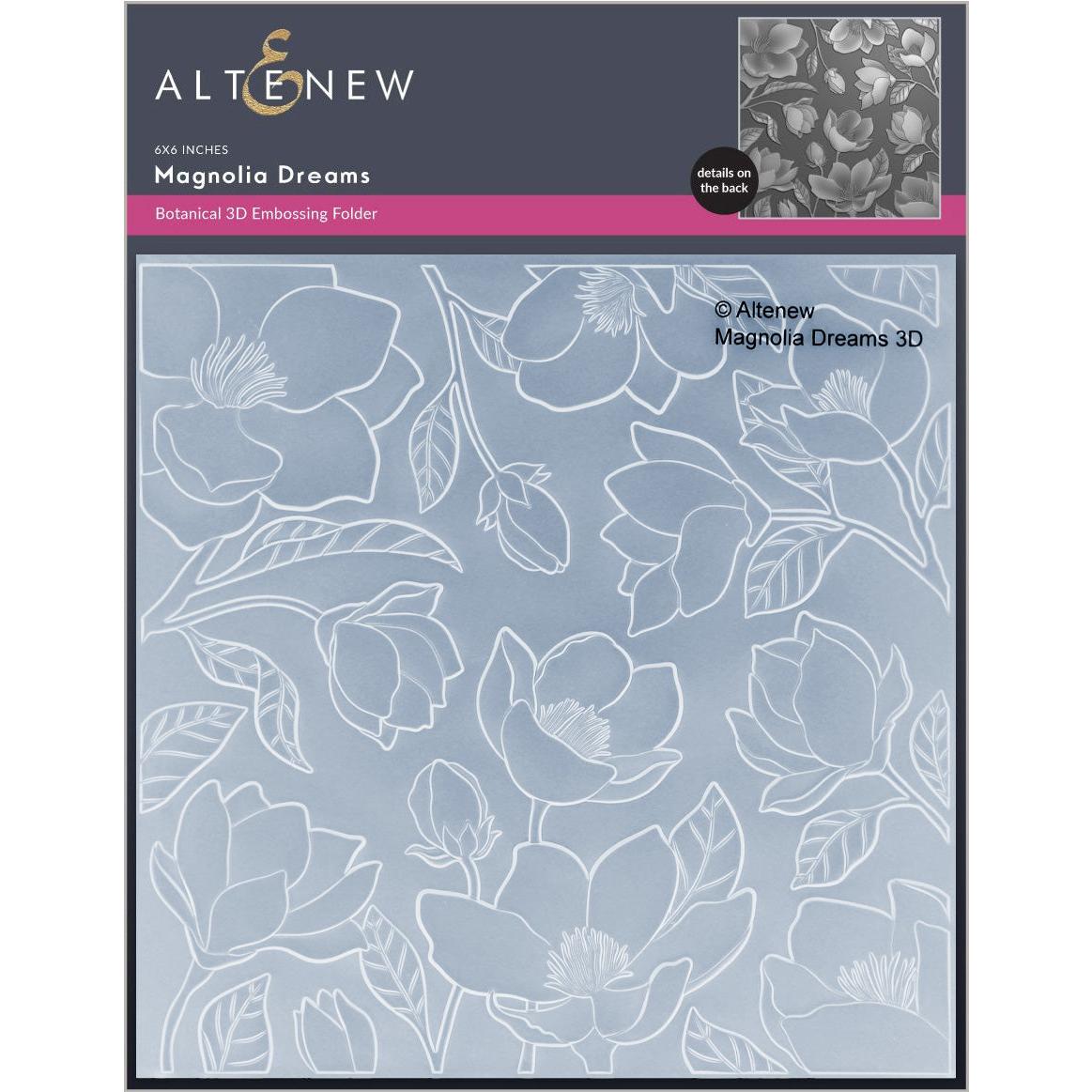 Altenew - 3D Embossing Folder - Magnolia Dreams-ScrapbookPal