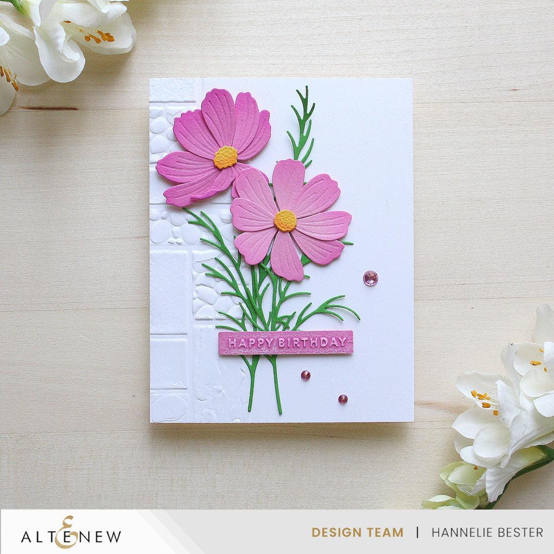 Altenew - 3D Embossing Folder - Mini Sentiments-ScrapbookPal
