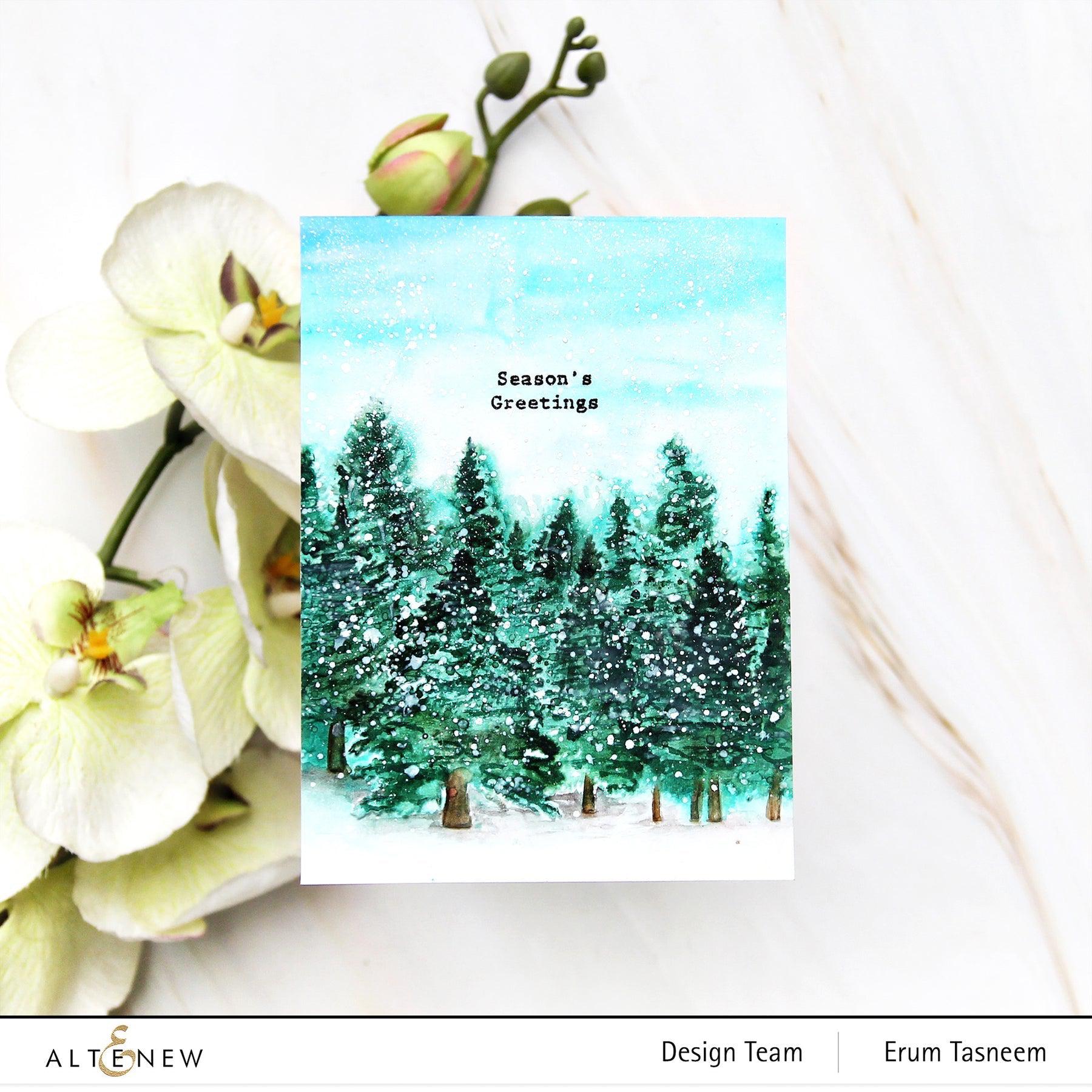 Altenew - 3D Embossing Folder - Pine Forest-ScrapbookPal