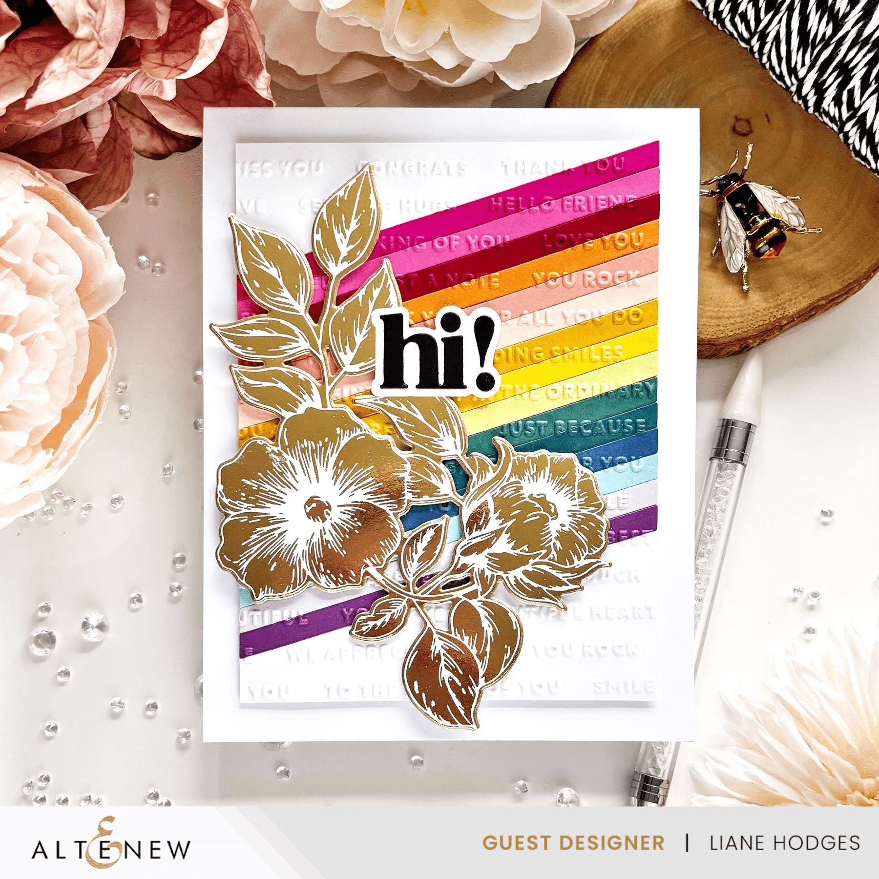 Altenew - 3D Embossing Folder - Raised Sentiments-ScrapbookPal