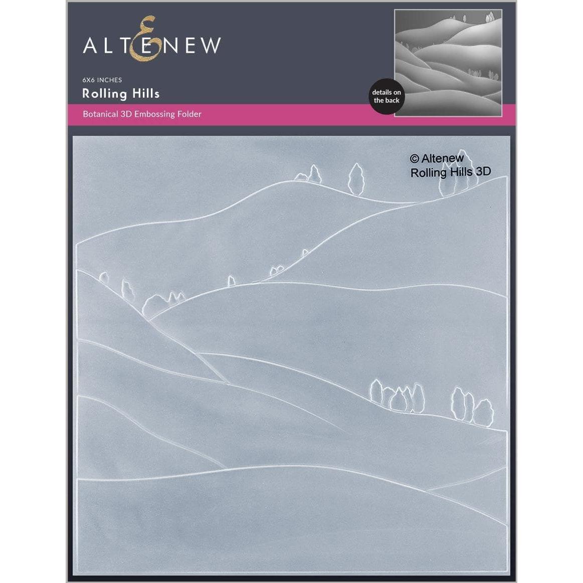 Altenew - 3D Embossing Folder - Rolling Hills-ScrapbookPal