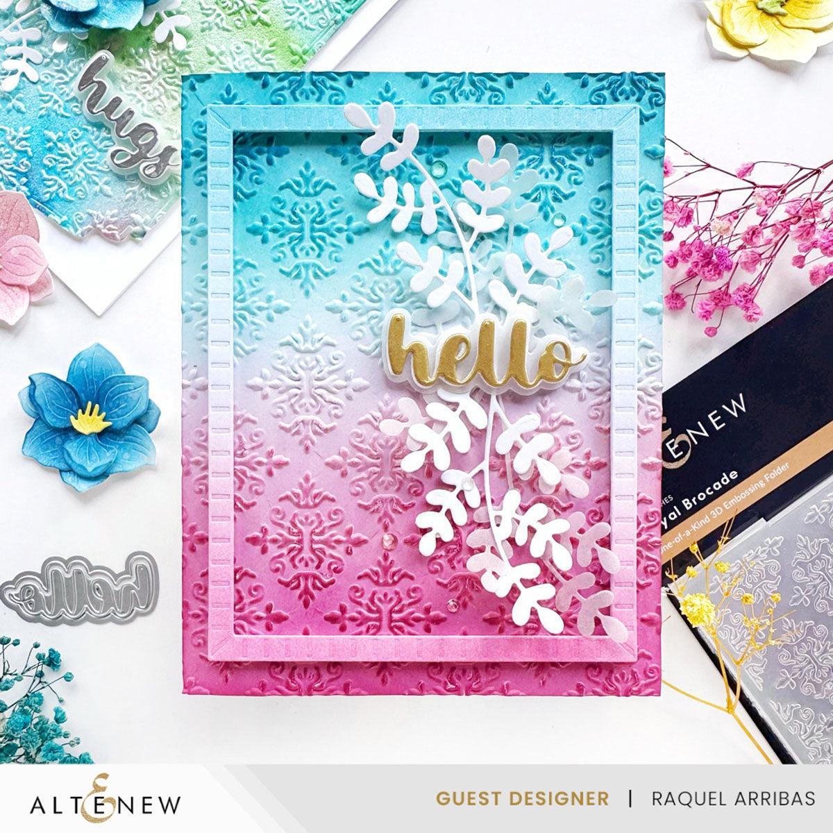 Altenew - 3D Embossing Folder - Royal Brocade-ScrapbookPal