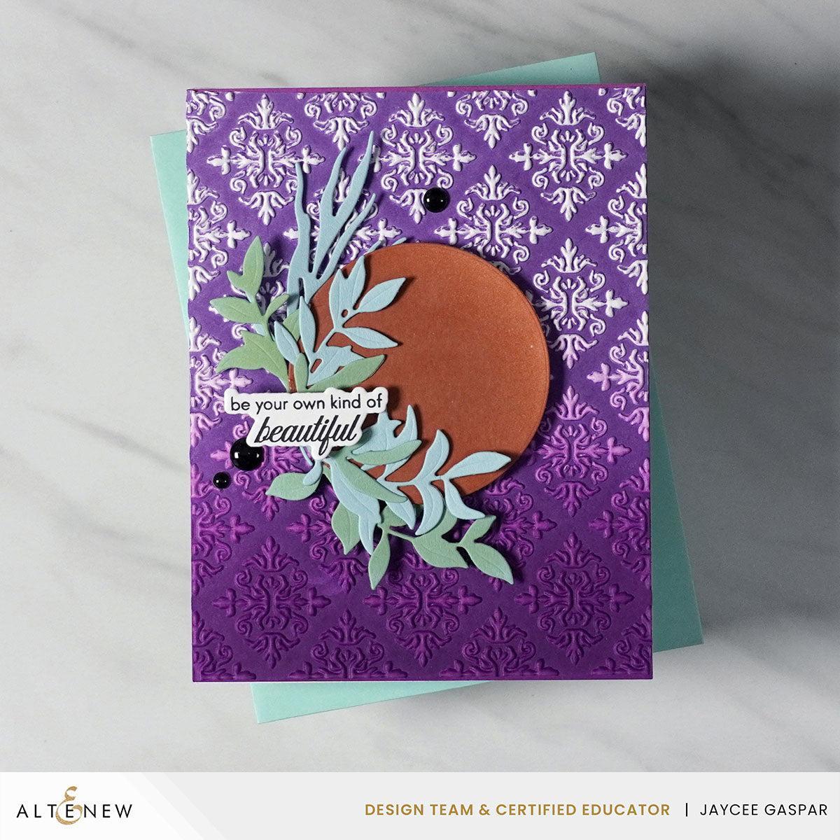 Altenew - 3D Embossing Folder - Royal Brocade-ScrapbookPal
