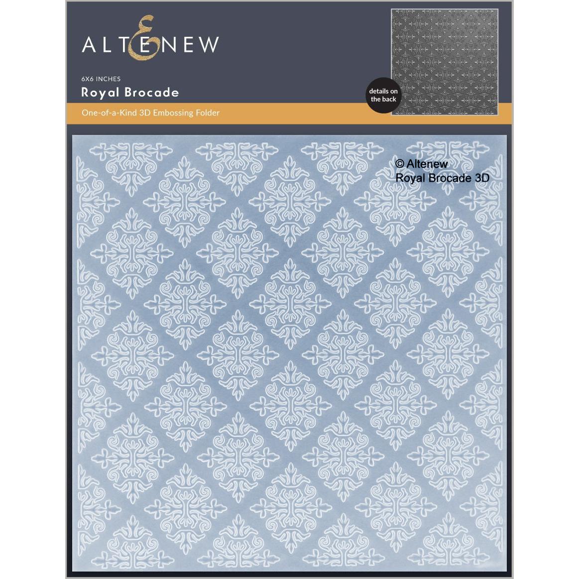 Altenew - 3D Embossing Folder - Royal Brocade-ScrapbookPal