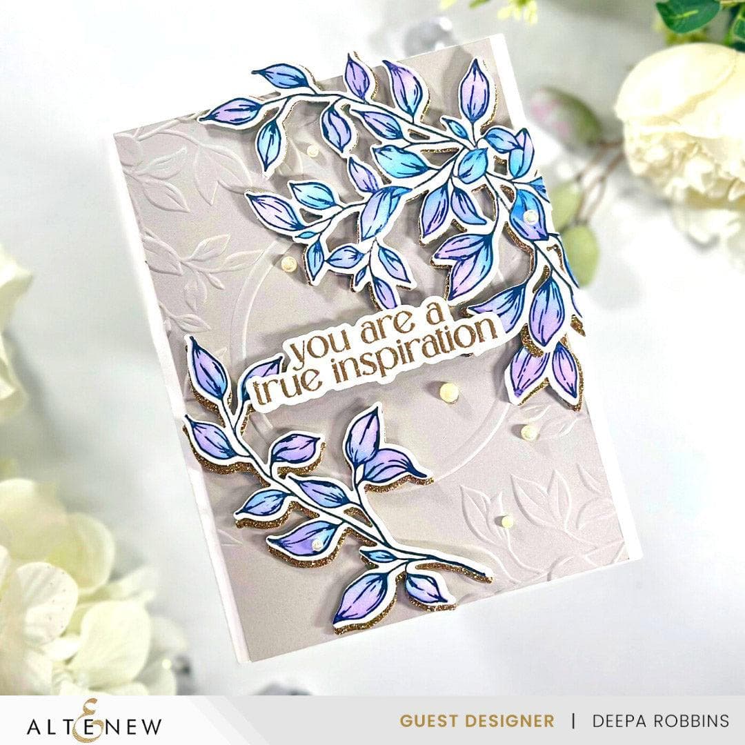 Altenew - 3D Embossing Folder - Rustling Leaves-ScrapbookPal