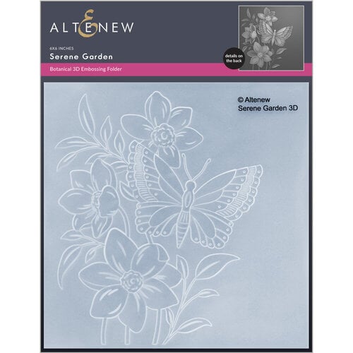 Altenew - 3D Embossing Folder - Serene Garden-ScrapbookPal