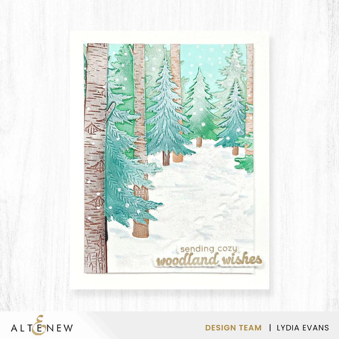 Altenew - 3D Embossing Folder - Snowy Footpath-ScrapbookPal