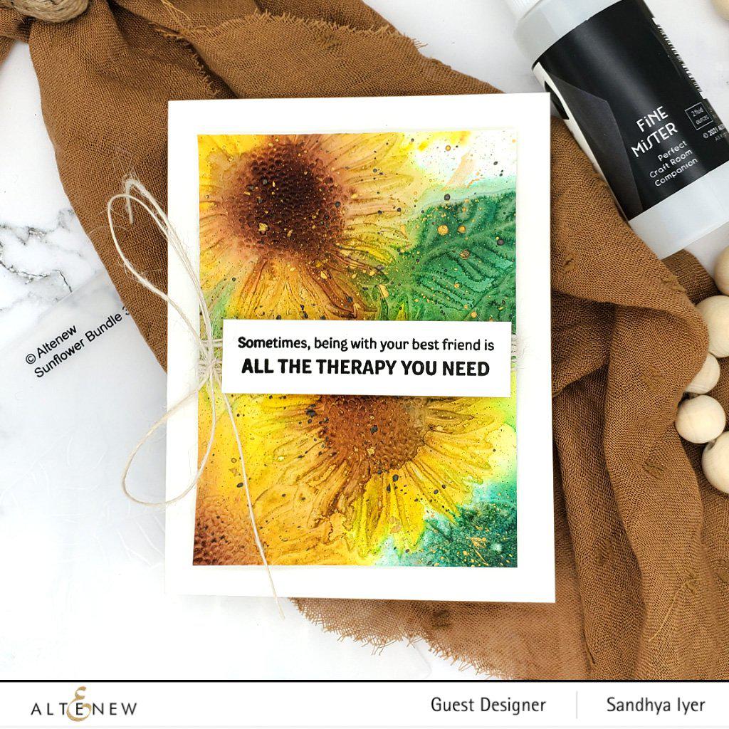 Altenew - 3D Embossing Folder - Sunflower Bundle-ScrapbookPal