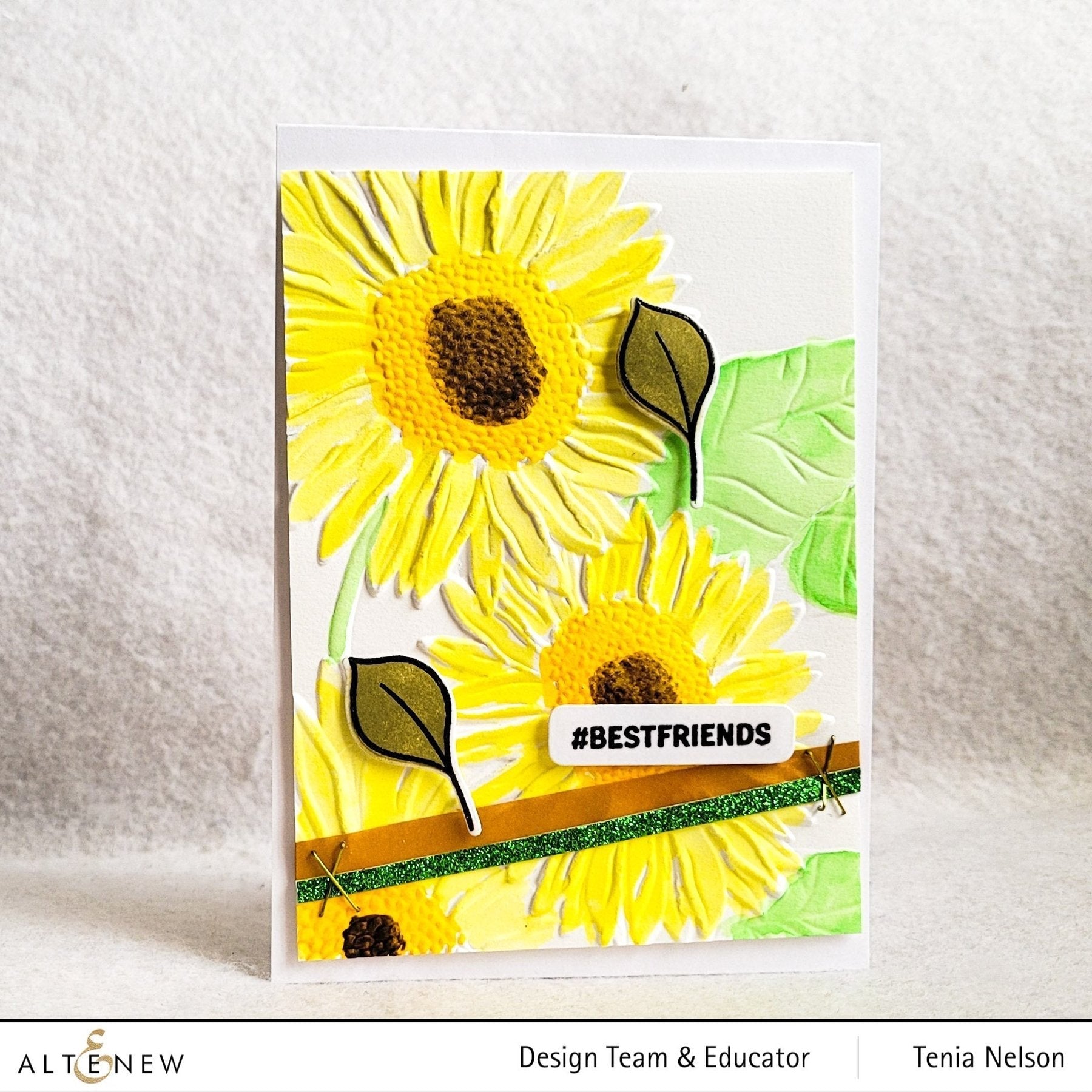 Altenew - 3D Embossing Folder - Sunflower Bundle-ScrapbookPal