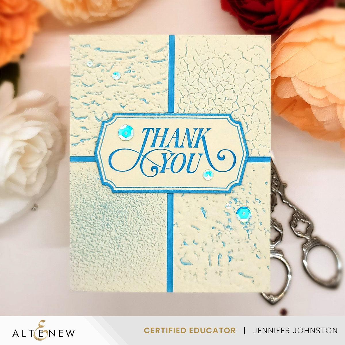Altenew - 3D Embossing Folder - Textured Blocks-ScrapbookPal