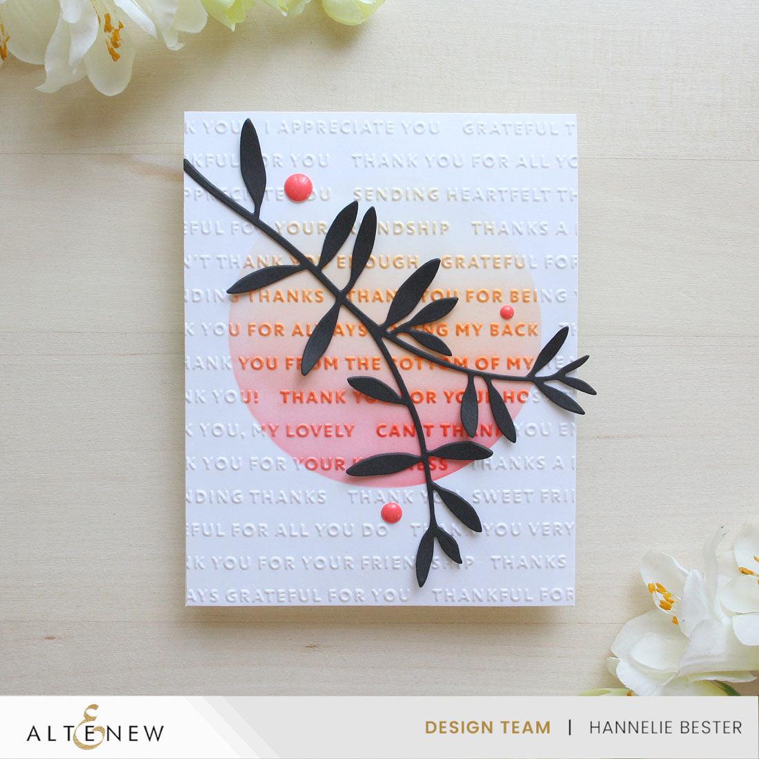 Altenew - 3D Embossing Folder - Ways to Thank You-ScrapbookPal