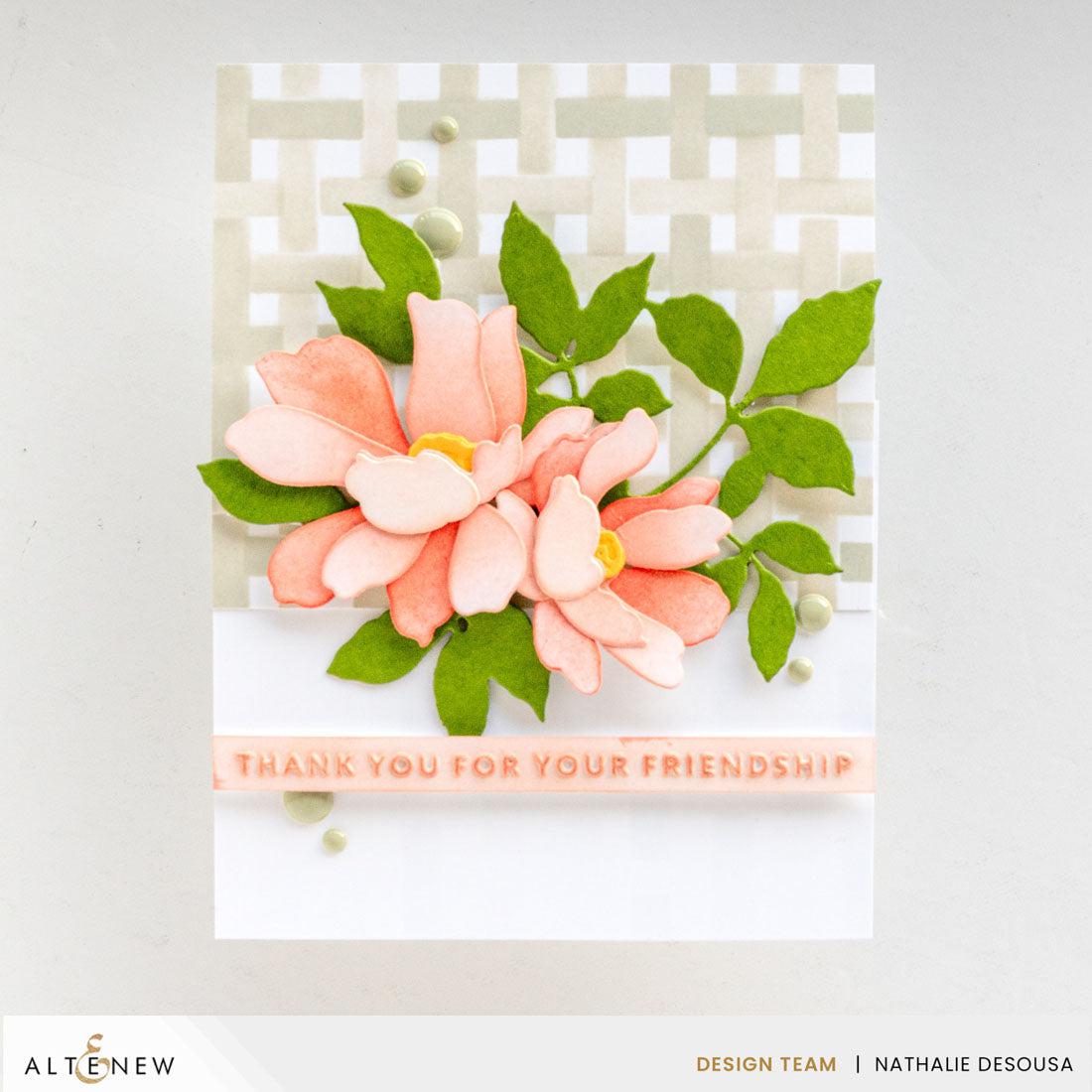Altenew - 3D Embossing Folder - Ways to Thank You-ScrapbookPal