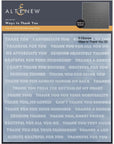 Altenew - 3D Embossing Folder - Ways to Thank You-ScrapbookPal