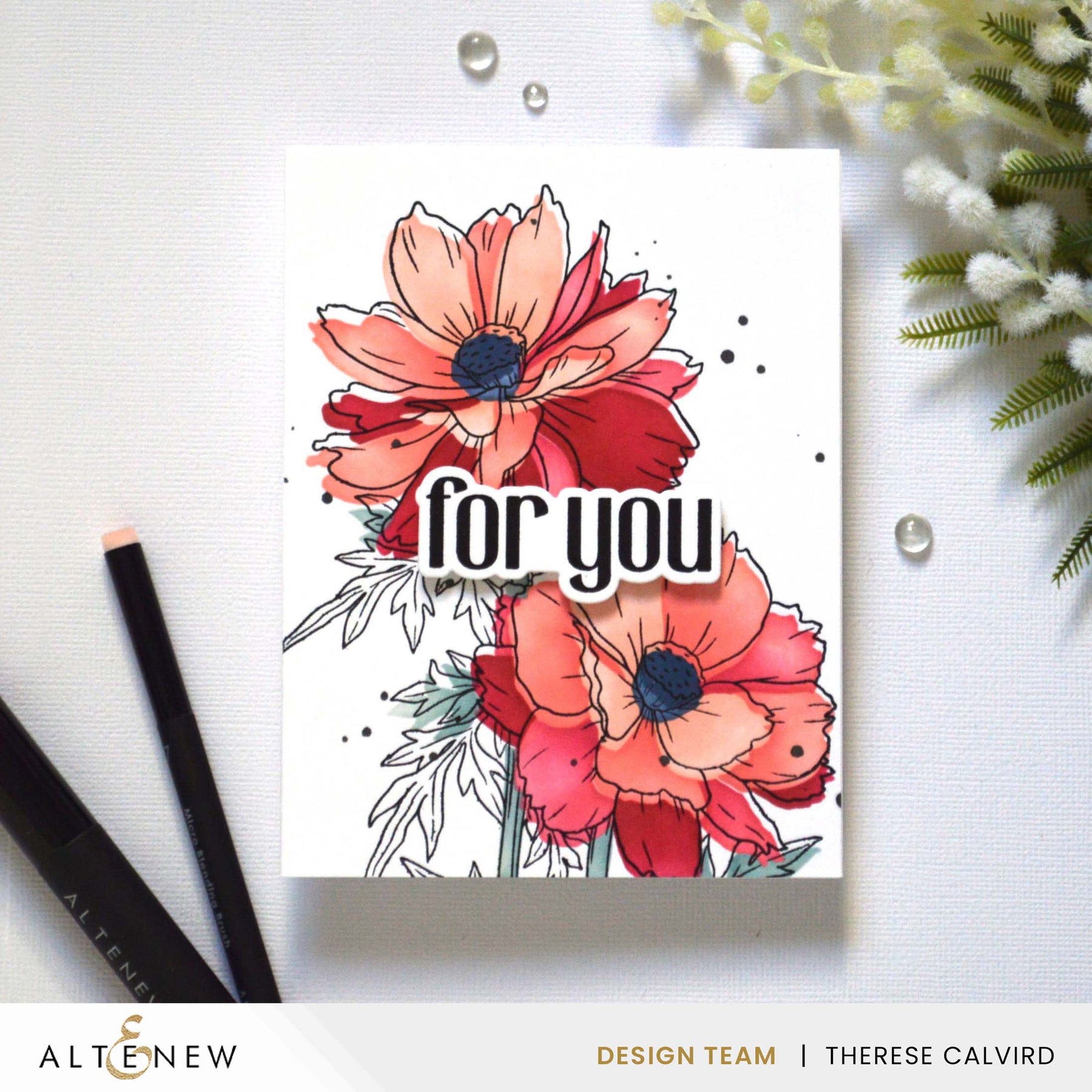 Altenew - Build-A-Garden: Sulfur Cosmos Bundle-ScrapbookPal