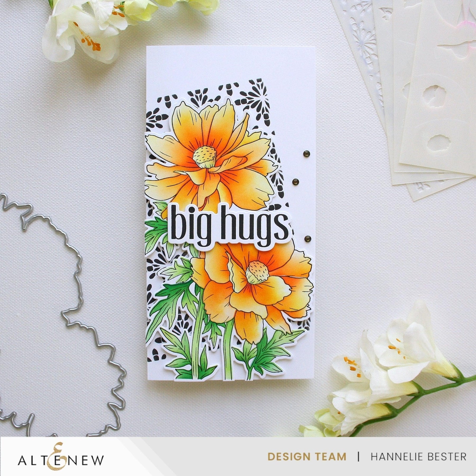 Altenew - Build-A-Garden: Sulfur Cosmos Bundle-ScrapbookPal