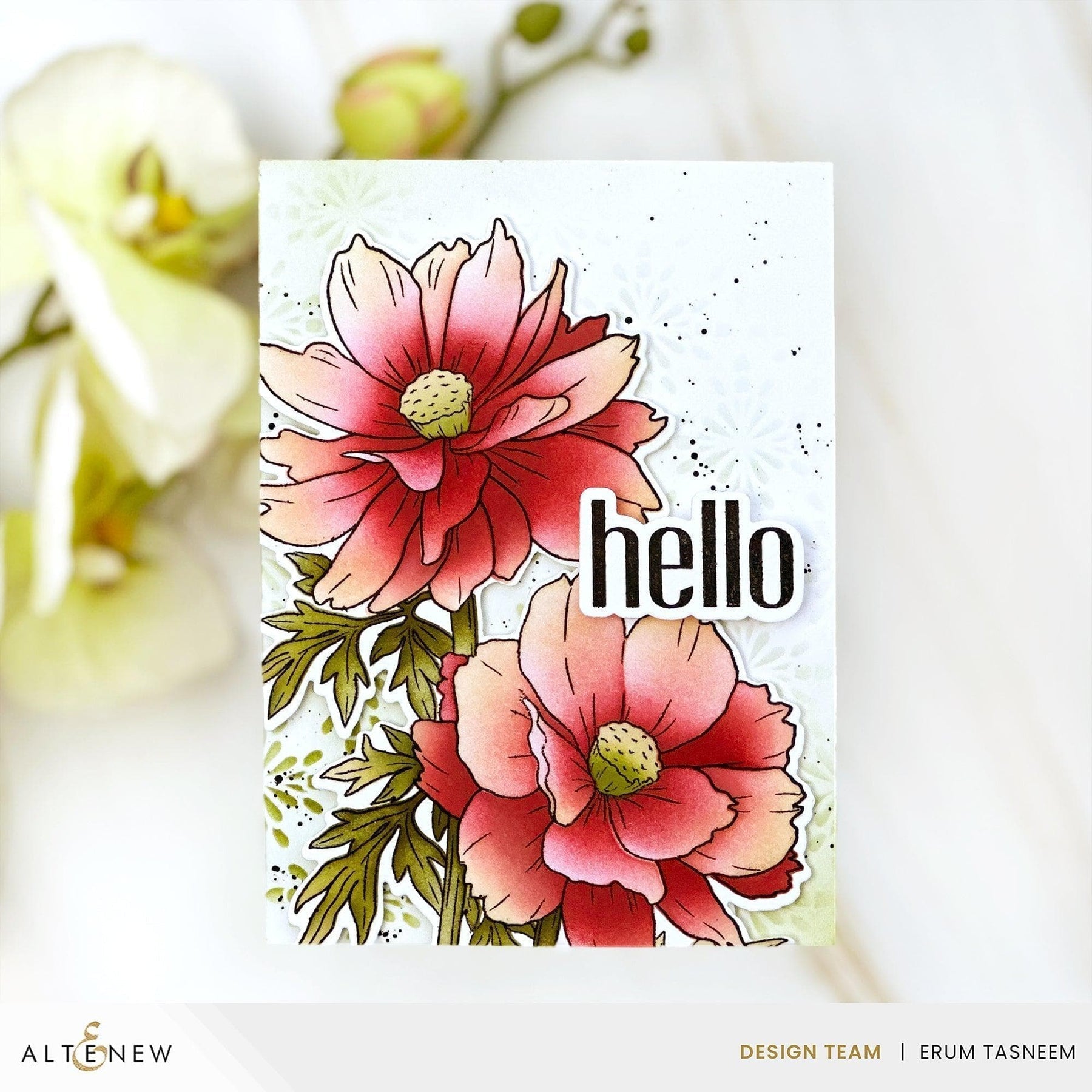 Altenew - Build-A-Garden: Sulfur Cosmos Bundle-ScrapbookPal