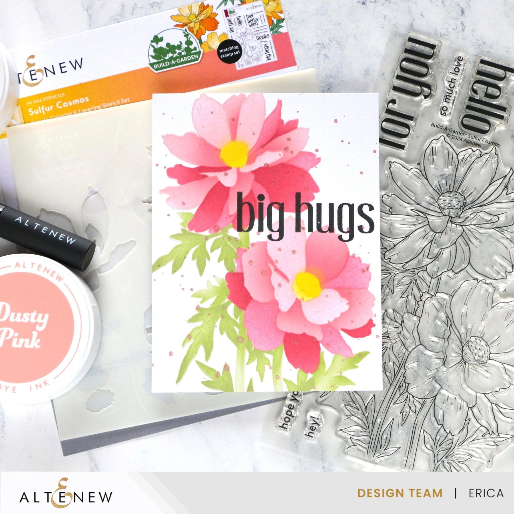 Altenew - Build-A-Garden: Sulfur Cosmos Bundle-ScrapbookPal