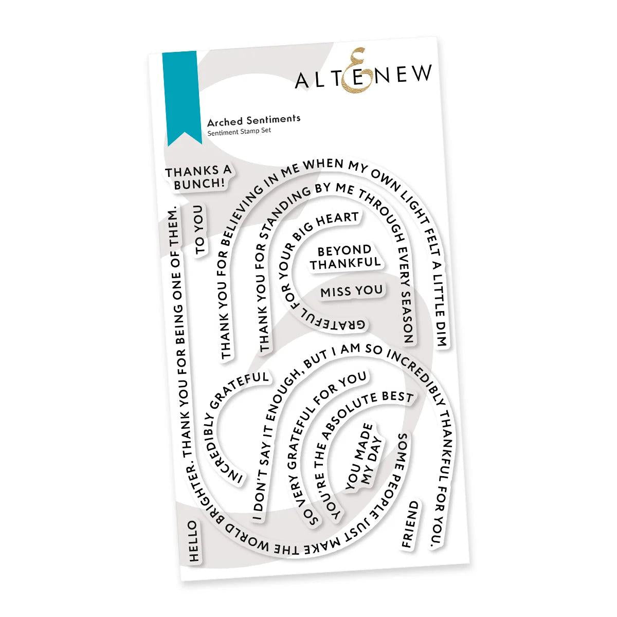 Altenew - Clear Stamps - Arched Sentiments-ScrapbookPal