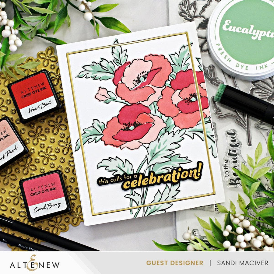 Altenew - Clear Stamps - Bouquet of Poppies