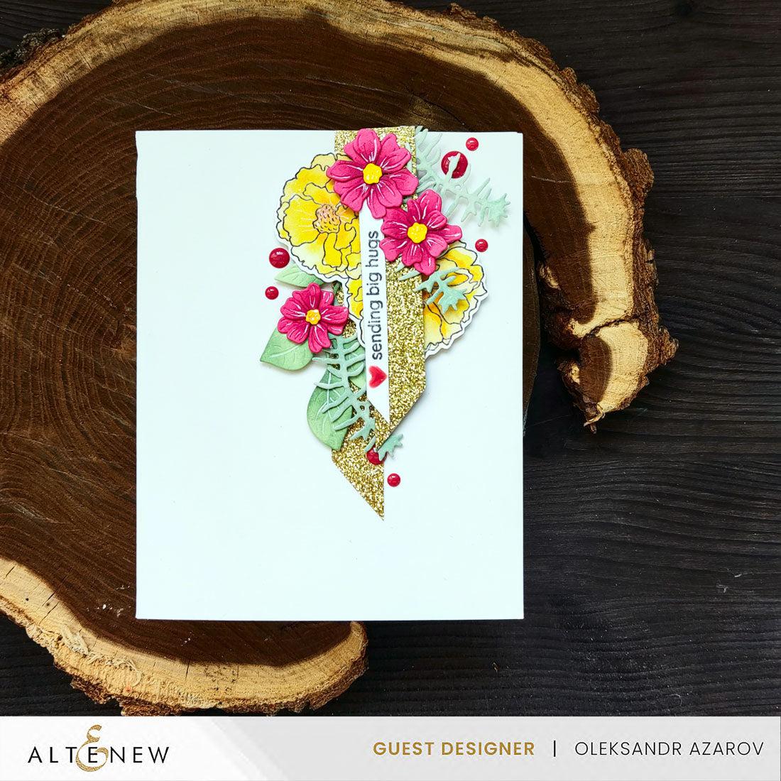 Altenew - Clear Stamps &amp; Dies - Mini Delight: A Floral Congrats-ScrapbookPal