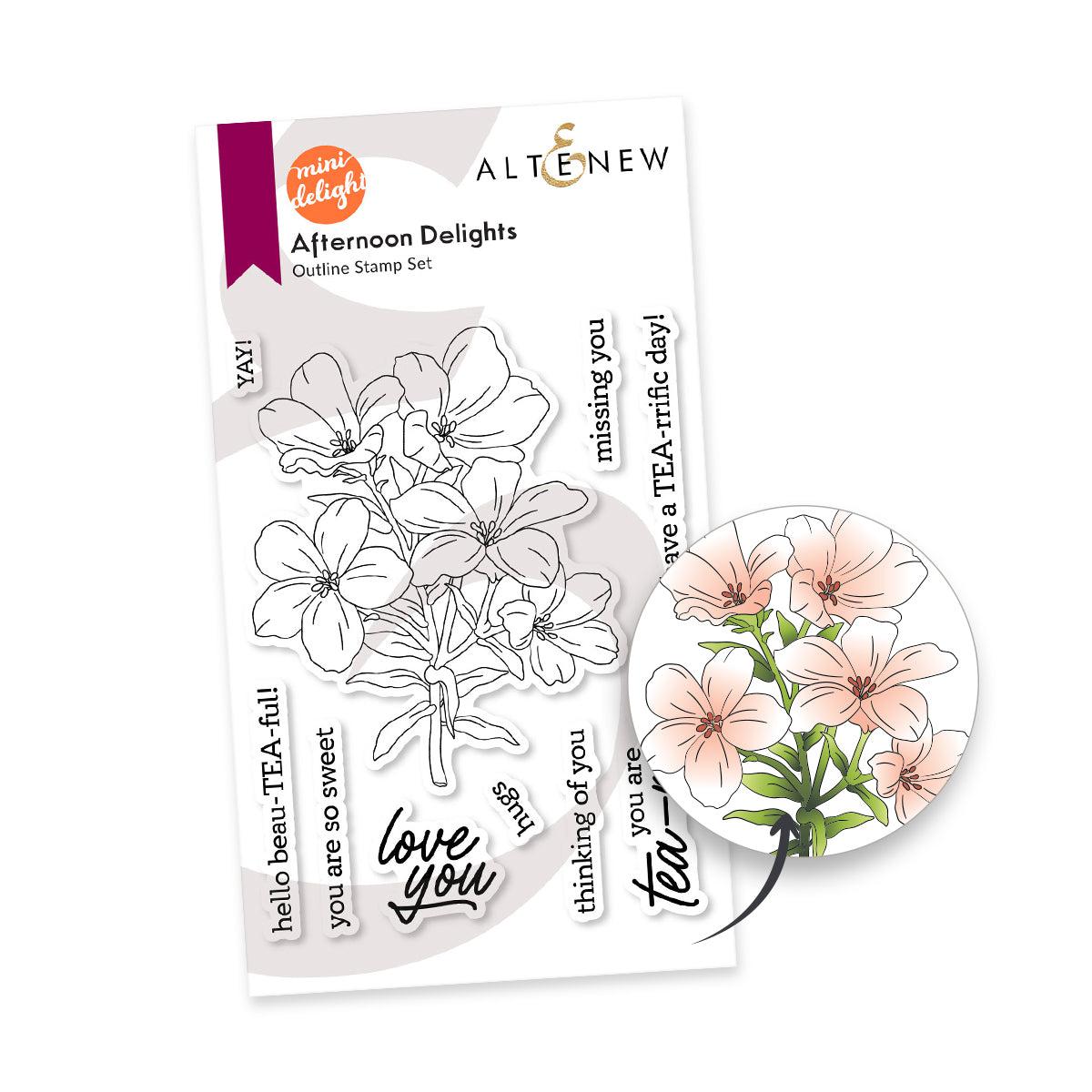 Altenew - Clear Stamps &amp; Dies - Mini Delight: Afternoon Delights-ScrapbookPal