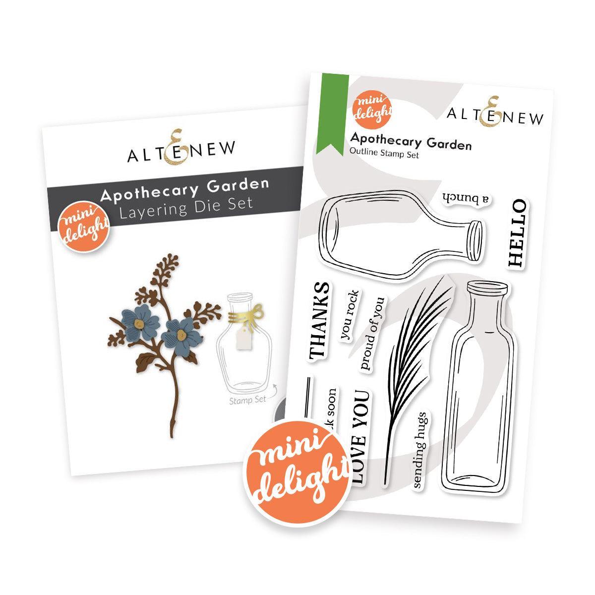Altenew - Clear Stamps &amp; Dies - Mini Delight: Apothecary Garden-ScrapbookPal