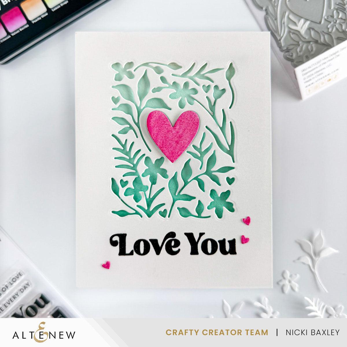 Altenew - Clear Stamps &amp; Dies - Mini Delight: Expressions of the Heart-ScrapbookPal